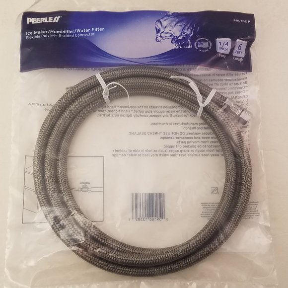 PEERLESS Ice Maker/Humidifier Water Filter Flexible Hose Connector 🆕 - Picture 1 of 4